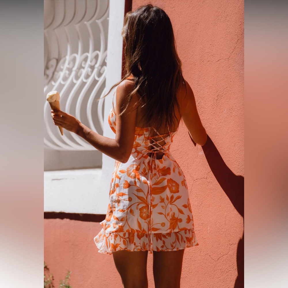 12th Tribe Belle Floral Mini Dress - Picture 8 of 14